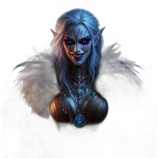 face, dragon, staff, mask transparent PNG cut-out
