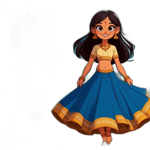 dress, concept art, 3d render, cartoon transparent PNG cut-out