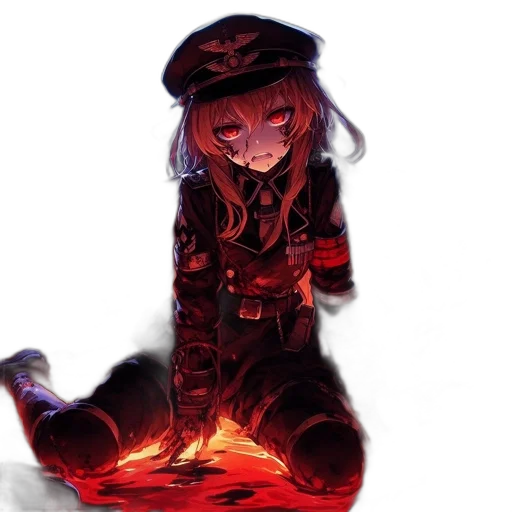 jacket, hat, staff, weapon transparent PNG cut-out