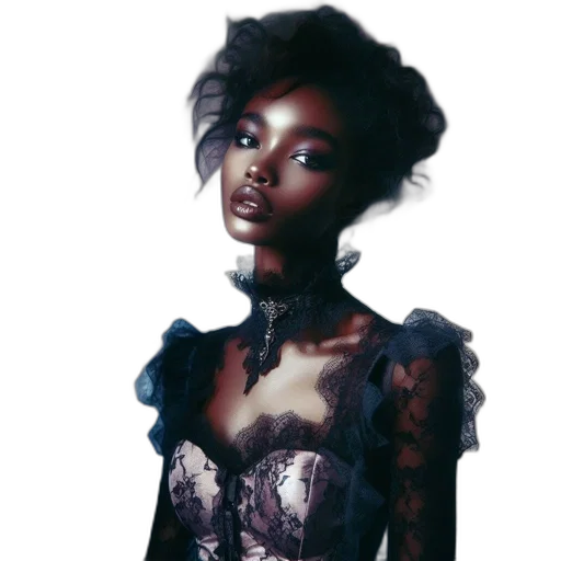 dress, face, jewelry, crown transparent PNG cut-out