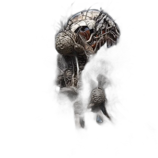 creature, dragon, hair, animal transparent PNG cut-out
