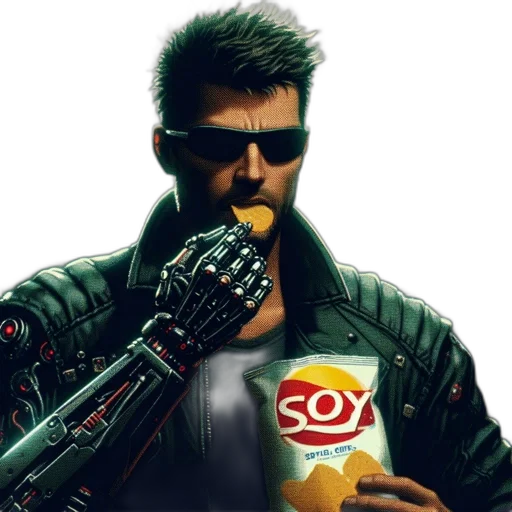 jacket, cyberpunk, concept art, 3d render transparent PNG cut-out