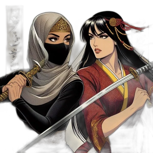 sword, weapon, comic book art, fantasy art transparent PNG cut-out