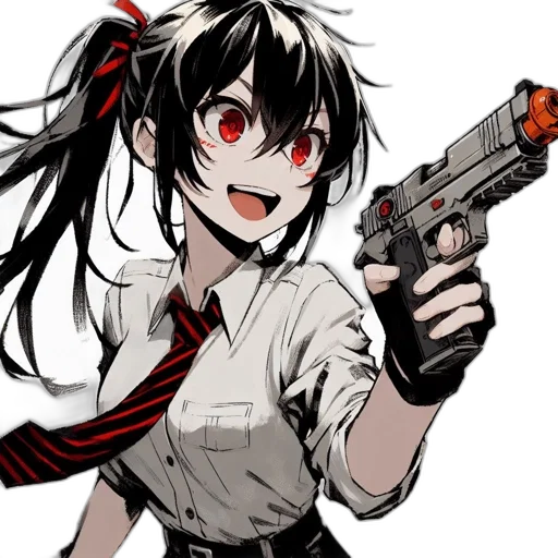 weapon, staff, animal, anime transparent PNG cut-out