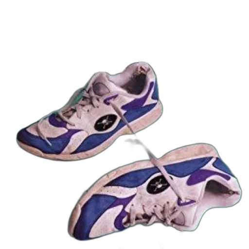 shoes, vaporwave, photorealistic, 3d render transparent PNG cut-out