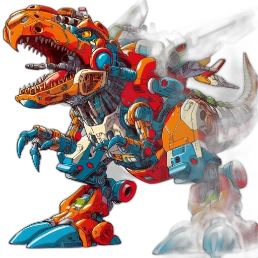 dragon, robot, weapon, concept art transparent PNG cut-out