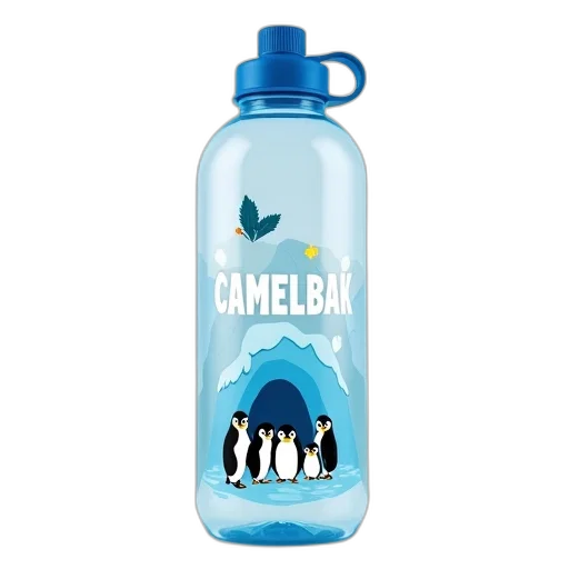 bottle, transparent, plastic, water transparent PNG cut-out