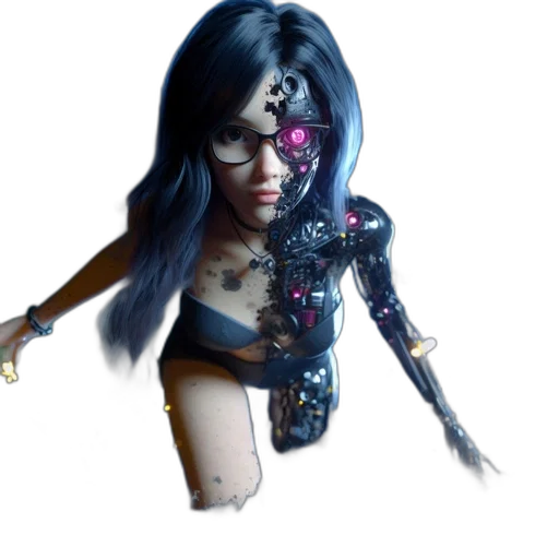 staff, concept art, fantasy art, 3d render transparent PNG cut-out