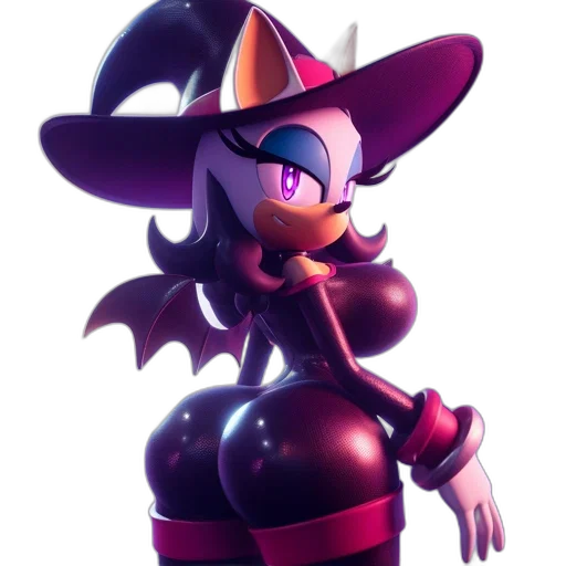 hat, dress, staff, robot transparent PNG cut-out