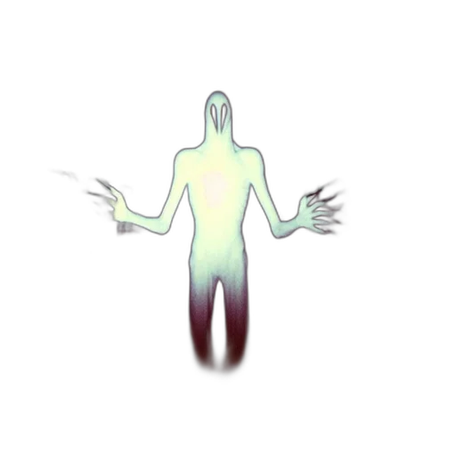 creature, staff, robot, hair transparent PNG cut-out