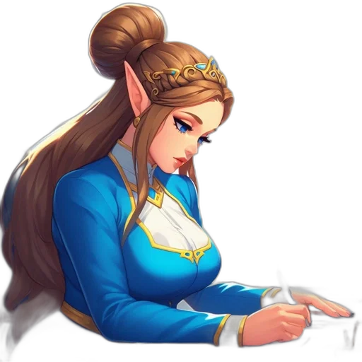 staff, jewelry, dress, face transparent PNG cut-out