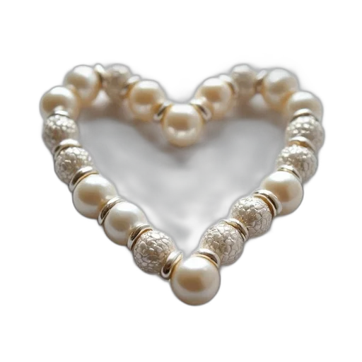 jewelry, close-up, image, heart-shaped transparent PNG cut-out