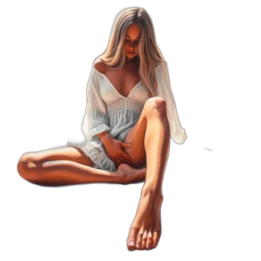 dress, oil painting, concept art, photorealistic transparent PNG cut-out