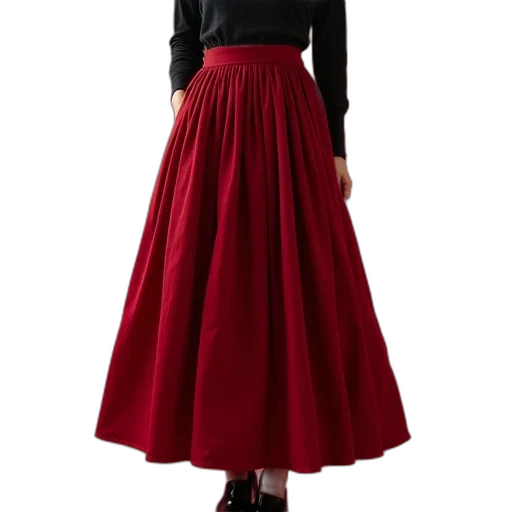 dress, red, dark, monochrome transparent PNG cut-out