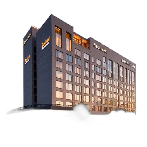 building, 3d render, photorealistic, concept art transparent PNG cut-out