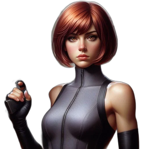 robot, face, comic book art, concept art transparent PNG cut-out