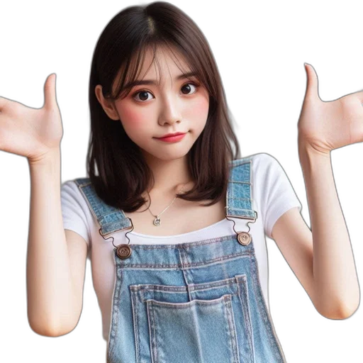 face, jacket, weapon, hair transparent PNG cut-out