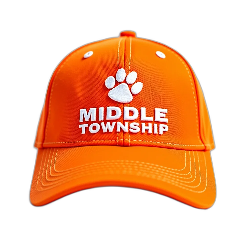 hat, staff, 3d render, bright transparent PNG cut-out
