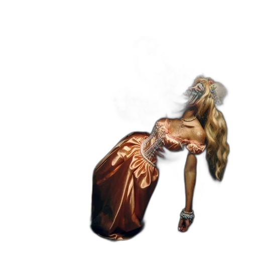 hair, dress, jewelry, crown transparent PNG cut-out