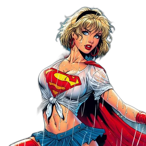 comic book art, concept art, cartoon, illustrated transparent PNG cut-out