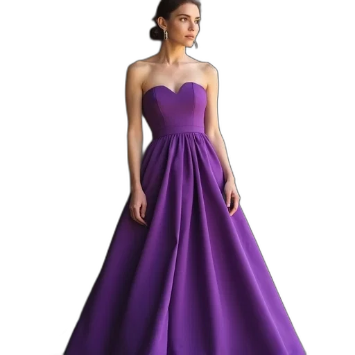 dress, dark, colorful, bridesmaid transparent PNG cut-out