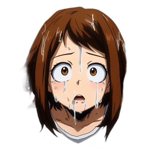 face, mask, hair, creature transparent PNG cut-out