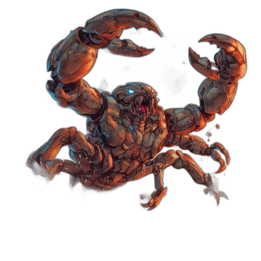 creature, animal, dragon, robot transparent PNG cut-out