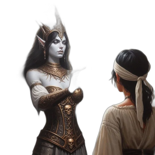 fantasy art, concept art, comic book art, photorealistic transparent PNG cut-out