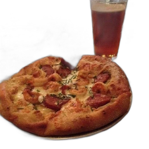 food, 3d render, photorealistic, pizza transparent PNG cut-out