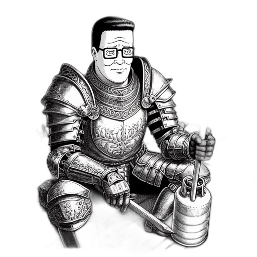 robot, staff, sword, weapon transparent PNG cut-out