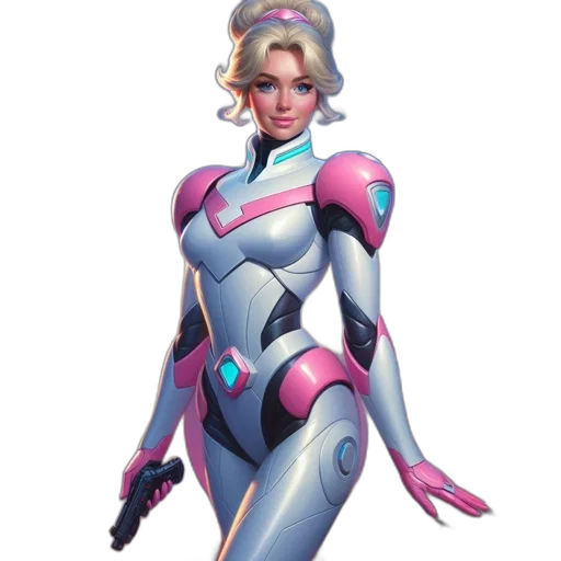 robot, weapon, concept art, comic book art transparent PNG cut-out