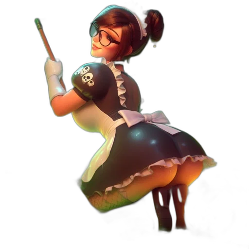 staff, dress, weapon, concept art transparent PNG cut-out
