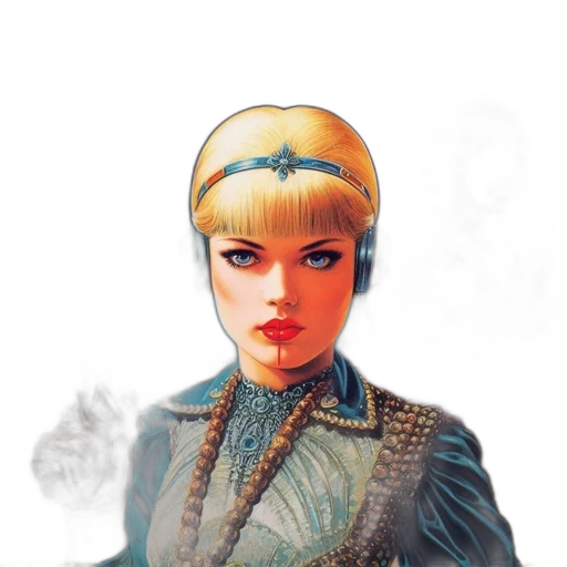 crown, staff, face, jewelry transparent PNG cut-out