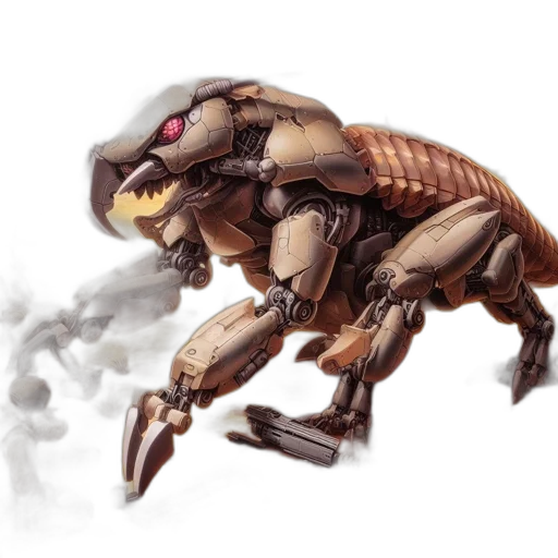 creature, dragon, robot, animal transparent PNG cut-out
