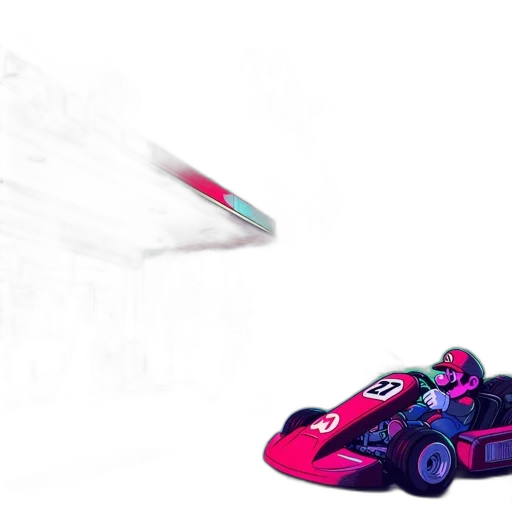 car, weapon, concept art, 3d render transparent PNG cut-out