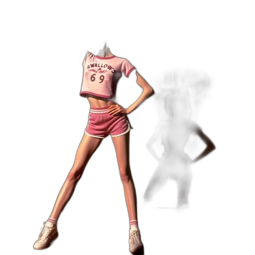 dress, creature, staff, robot transparent PNG cut-out