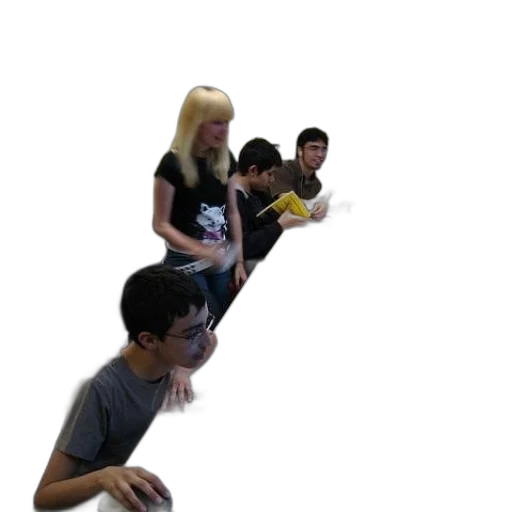 staff, robot, hair, weapon transparent PNG cut-out