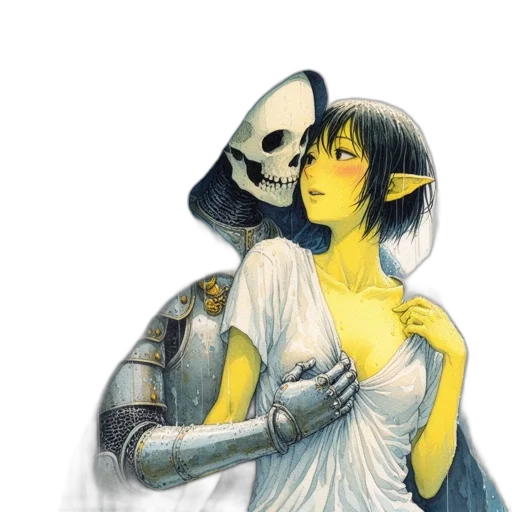 mask, fantasy art, concept art, comic book art transparent PNG cut-out