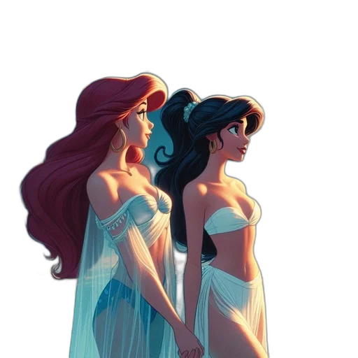 dress, concept art, comic book art, fantasy art transparent PNG cut-out