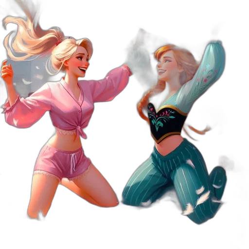 concept art, comic book art, fantasy art, vaporwave transparent PNG cut-out