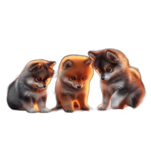 animal, staff, food, 3d render transparent PNG cut-out