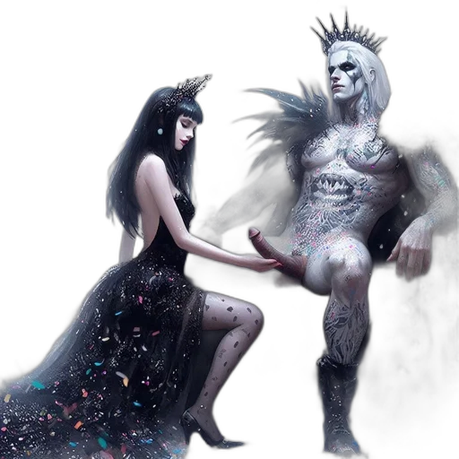 fantasy art, concept art, comic book art, photorealistic transparent PNG cut-out