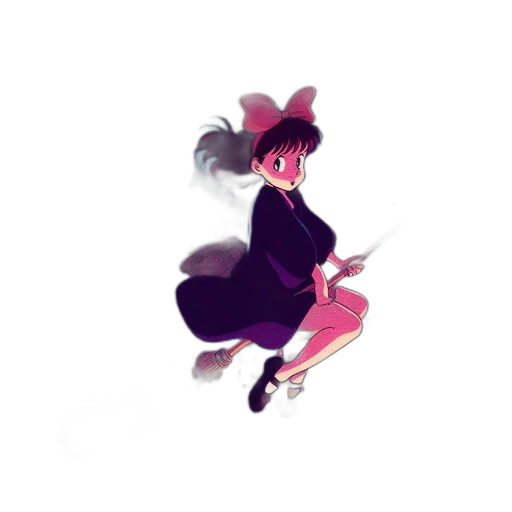 dress, staff, creature, hat transparent PNG cut-out