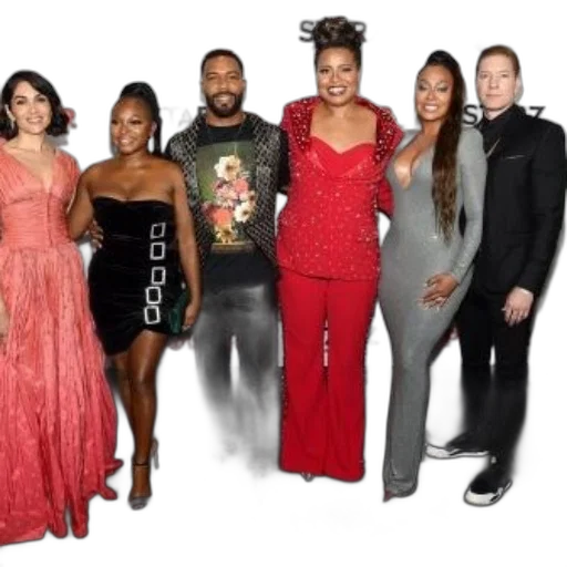 group, six, people, pose transparent PNG cut-out