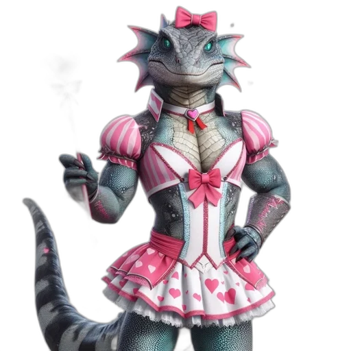 dragon, dress, staff, concept art transparent PNG cut-out