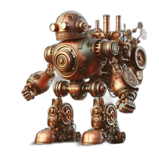 robot, weapon, concept art, 3d render transparent PNG cut-out