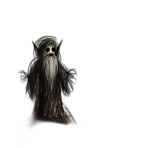 creature, hair, mask, animal transparent PNG cut-out
