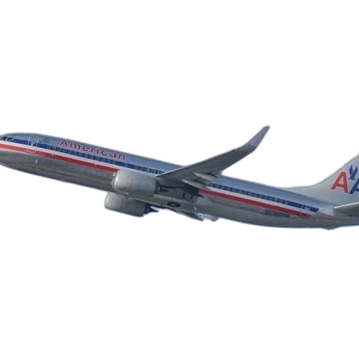 3d render, photorealistic, american, airlines transparent PNG cut-out