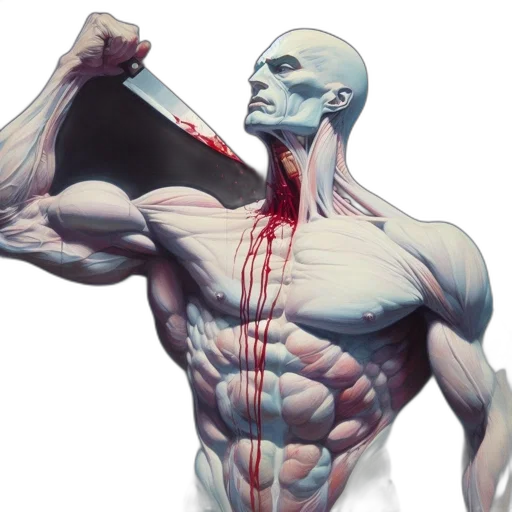 creature, concept art, comic book art, photorealistic transparent PNG cut-out
