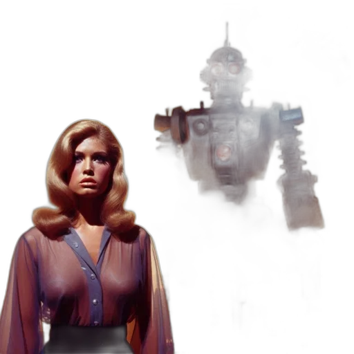 robot, dress, concept art, fantasy art transparent PNG cut-out